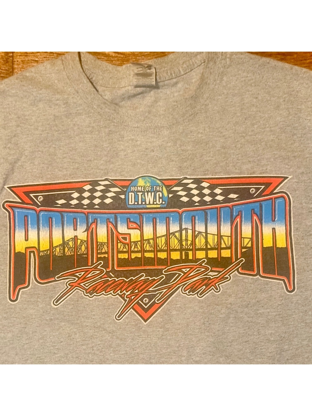 Vintage Portsmouth Raceway Park Shirt XL Ohio Dirt Track World Championship Tee